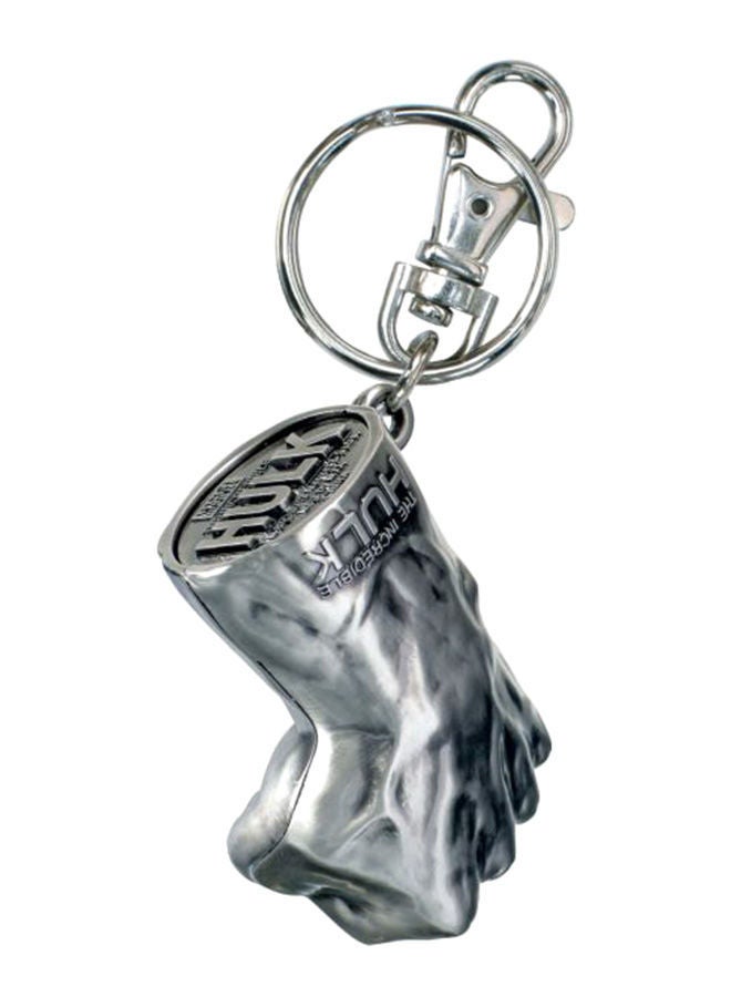NIBEMINENT Marvel Hulk Fist Silver Keychain - Image 1