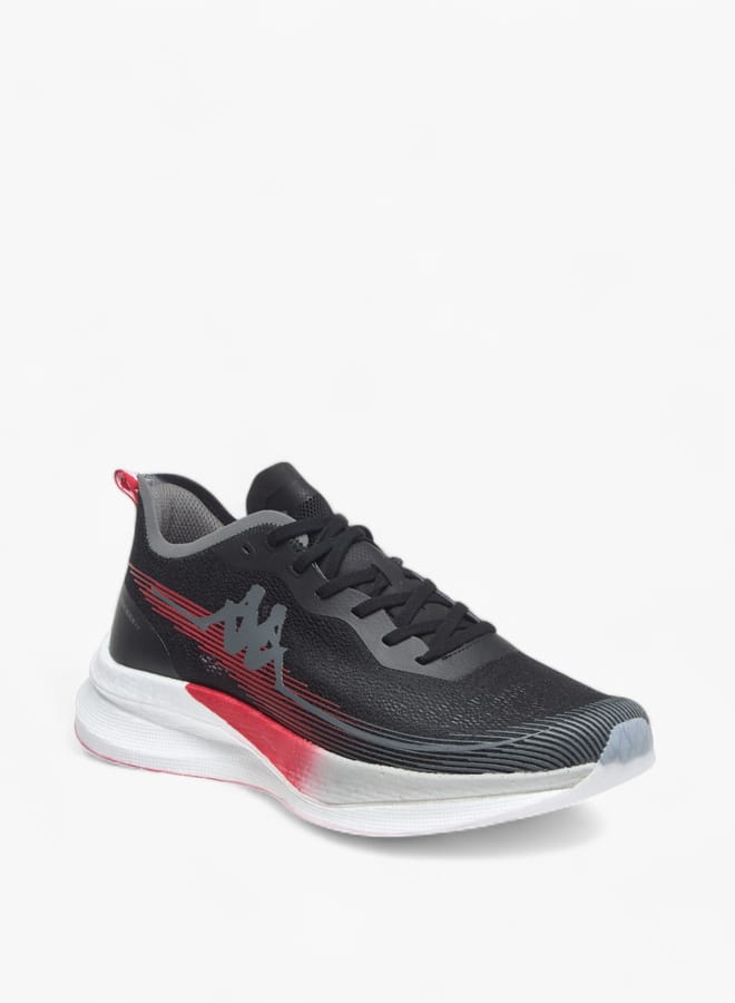 Kappa Men's Logo Detail Lace-Up Sports Shoes  - Image 2