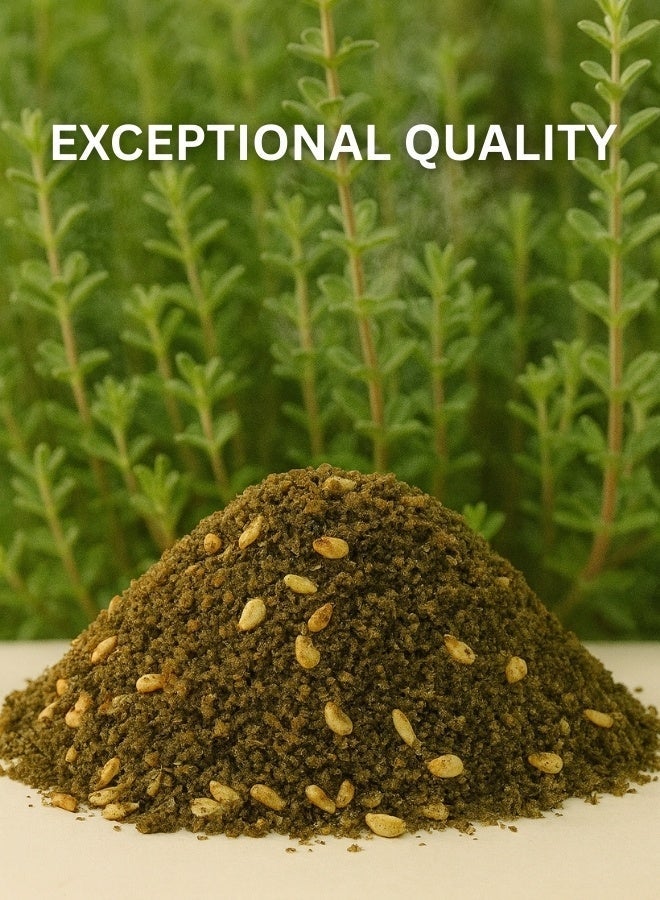 زهر مسحوق الزعتر الأردني - مزيج أعشاب فاخر مُصنّف يدويًا - مزيج أعشاب مجففة طبيعية للبستنة والزراعة والاستخدام العطري - مسحوق أعشاب عالي الجودة (نقي وناعم) - Image 3