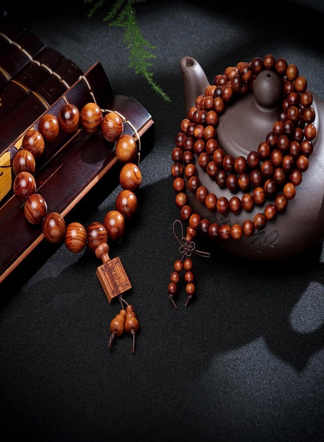 Hondark Natural Wooden Adult Bracelet Spring Chain Bracelet， 1pc/pack (Dia.15mmX15pcs) - Image 3