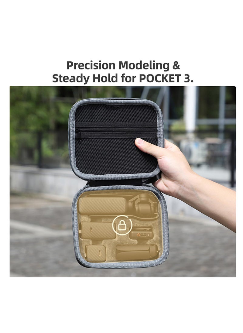 SYOSI - Portable Storage Case Fit for DJI Osmo Pocket 3 Creator Combo, Compact Travel Portable Storage Carrying Case, Hard Box Protective Shell Cover Bag Skin Organizer Accessories - Image 1
