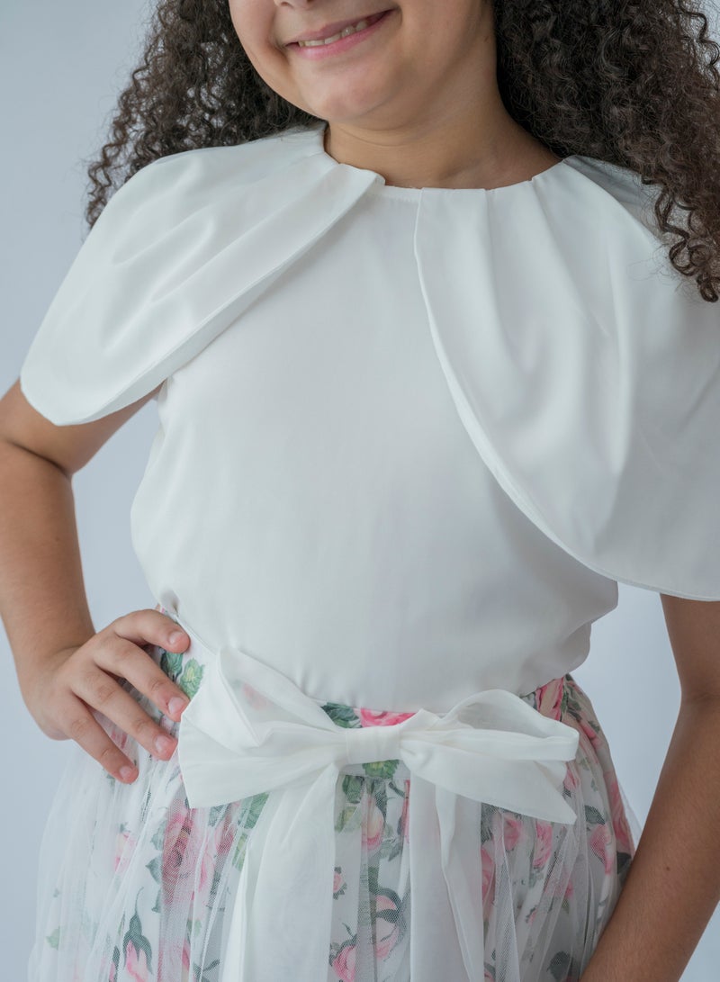 LALEENA Whispering Roses Sheer Overlay Dress - Image 5