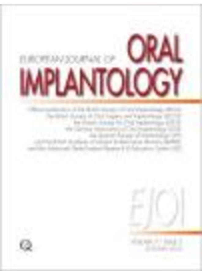 المجلة الأوروبية لزراعة الفم. المجلد 7 / العدد 1 ربيع 2014