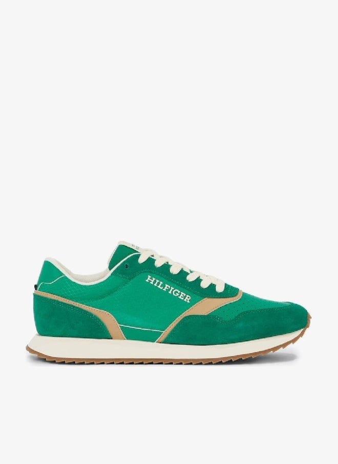 TOMMY HILFIGER Mixed Texture Runner Sneakers - Image 1