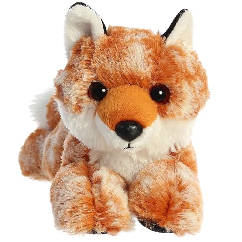 Aurora Adorable Mini Flopsie Autumn Fox Stuffed Animal Playful Ease Timeless Companions Orange 8 Inches - Image 5