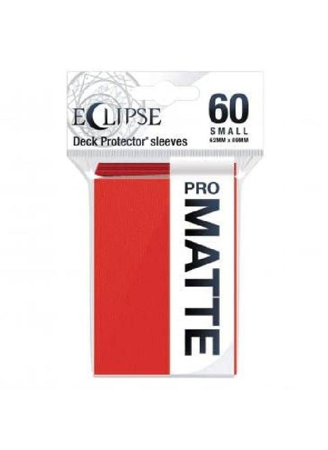 Eclipse Matte Small Sleeves 60 Count (Apple Red) Protect All Your Gaming Cards Sports Cards And Collectible Cards With 'S Chromafusion Technology