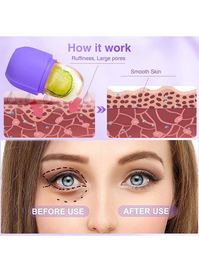 PULSBERY Ice Roller For Neck, Face & Eyes Massage, Reusable Facial Tool For Glowing & Tighten Skin - Multicolor - Image 4