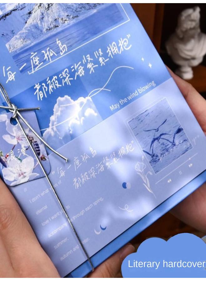 Bluejw Retro Art Handbook Net Celebrity Ins Style Notebook Gift Box Suit Primary School Student's Journal Notepad Handbook - Image 3