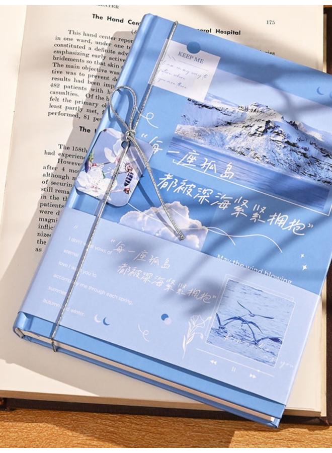 Bluejw Retro Art Handbook Net Celebrity Ins Style Notebook Gift Box Suit Primary School Student's Journal Notepad Handbook - Image 2