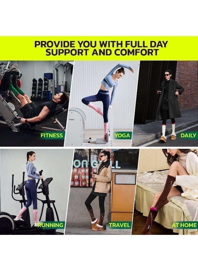 aoFIT Compression Socks | Graduated Compression Socks for Running, Travel, Nurses, Teachers, Sports Recovery & Everyday Comfort - Image 2
