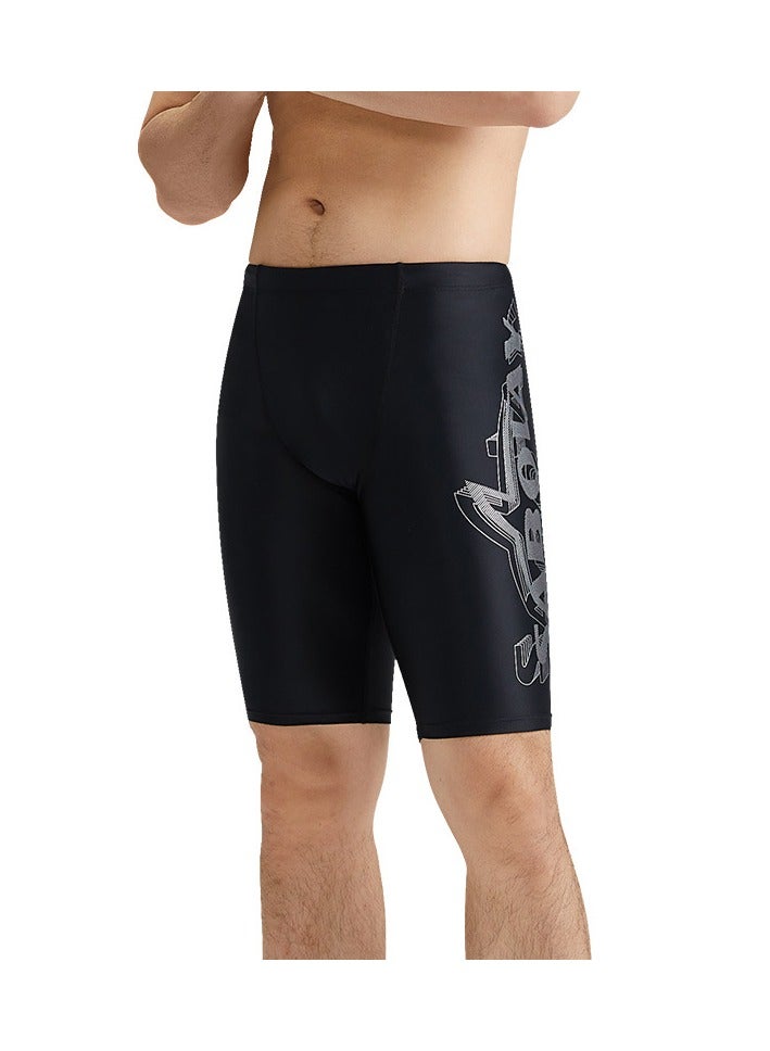 KUYING New High Waisted Flat Angle Swimming Trunks - Image 1