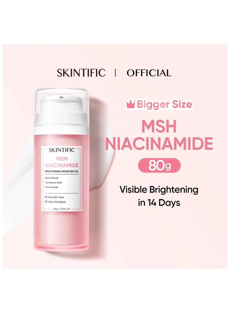 SKINTIFIC MSH Niacinamide Brightening Moisture Gel  80G - Image 1