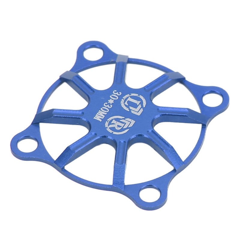 RC Cooling Fan Cover Small Aluminum Alloy Remote Control Car Electric Motor ESC Cooling Fan Cover 30x30mm Dark Blue - Image 5
