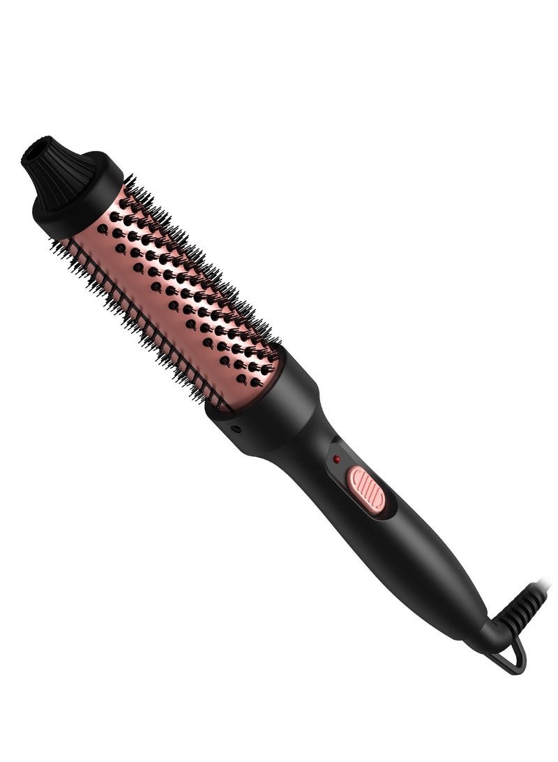 Thermal Brush, 32mm Heated Curling Brush for Perfect straight hair  Voluminous Curls - Dual Voltage, 30s Fast Heating, Ceramic Tourmaline Ionic Technology - Image 2