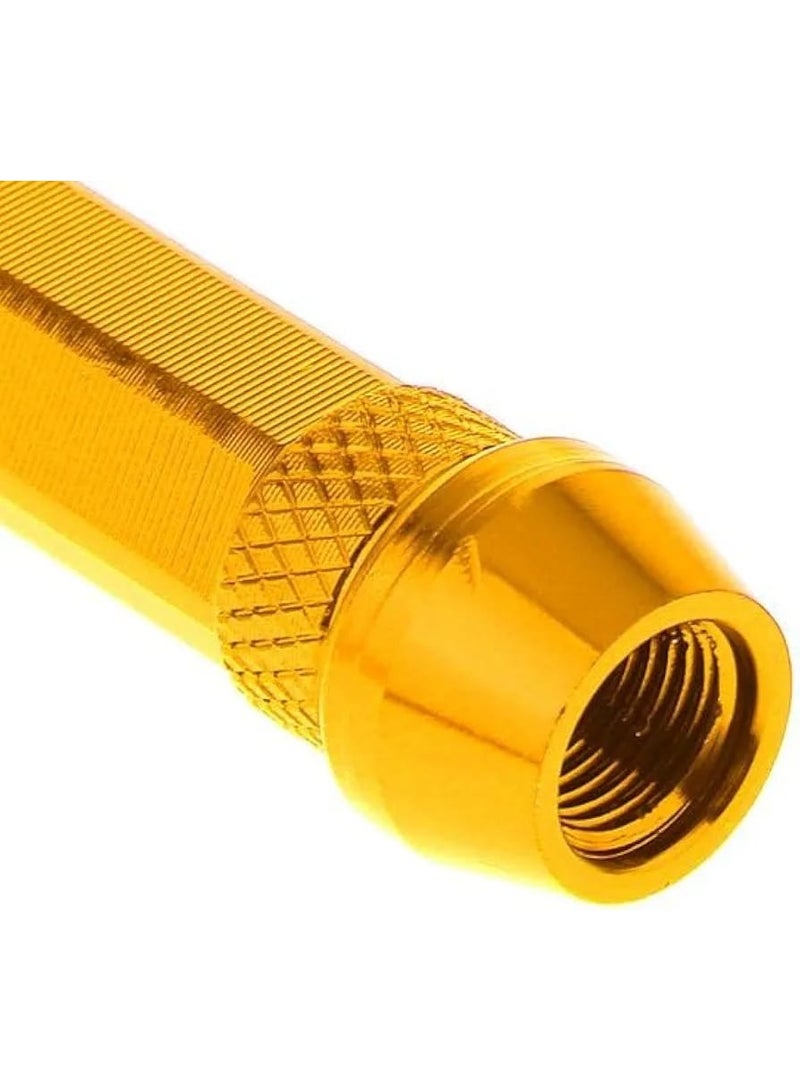 4 PCS - Car Wheel Valve Stem Caps - Multi-Color Aluminum Metal - Tire Air Cover for Cars & Motorcycles - Image 4