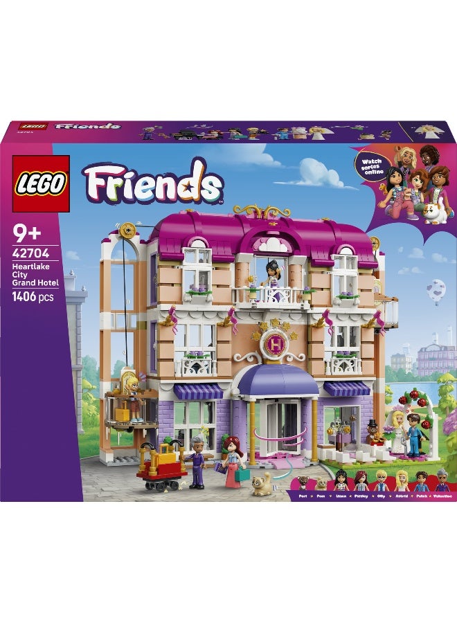 LEGO Friends Heartlake City Grand Hotel 42704 Building Toy Set (1229 Pieces) - Image 2