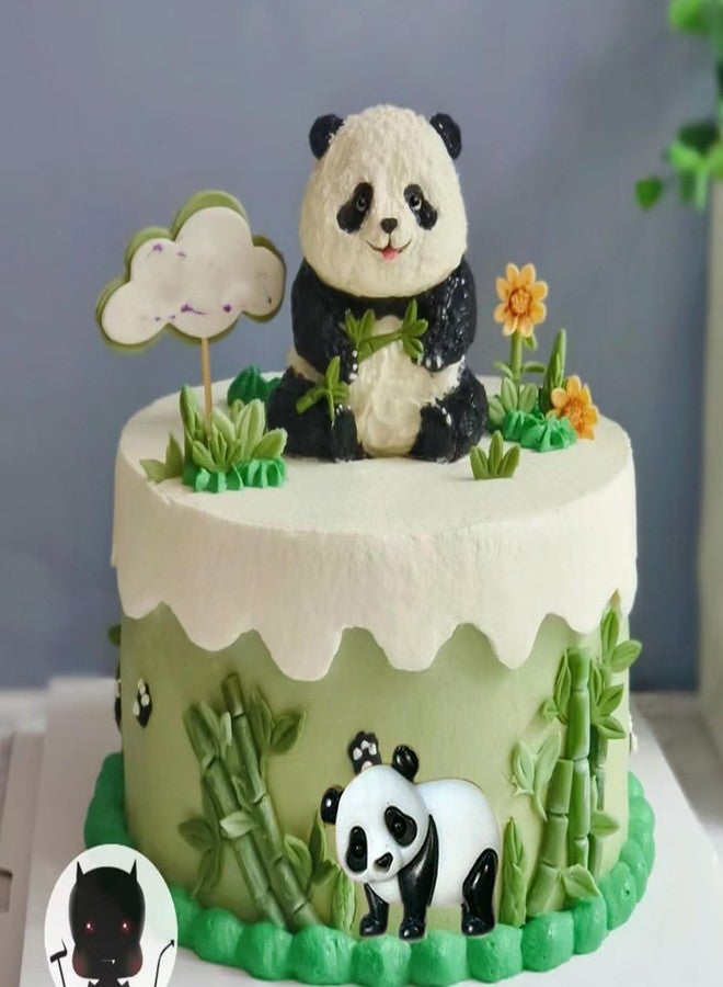 YIHUOMOLDS Panda Bear Silicone Mold Panda Fondant Molds for Cake Decorating Cupcake Topper Chocolate Candy Gum Paste Polymer Clay - Image 3