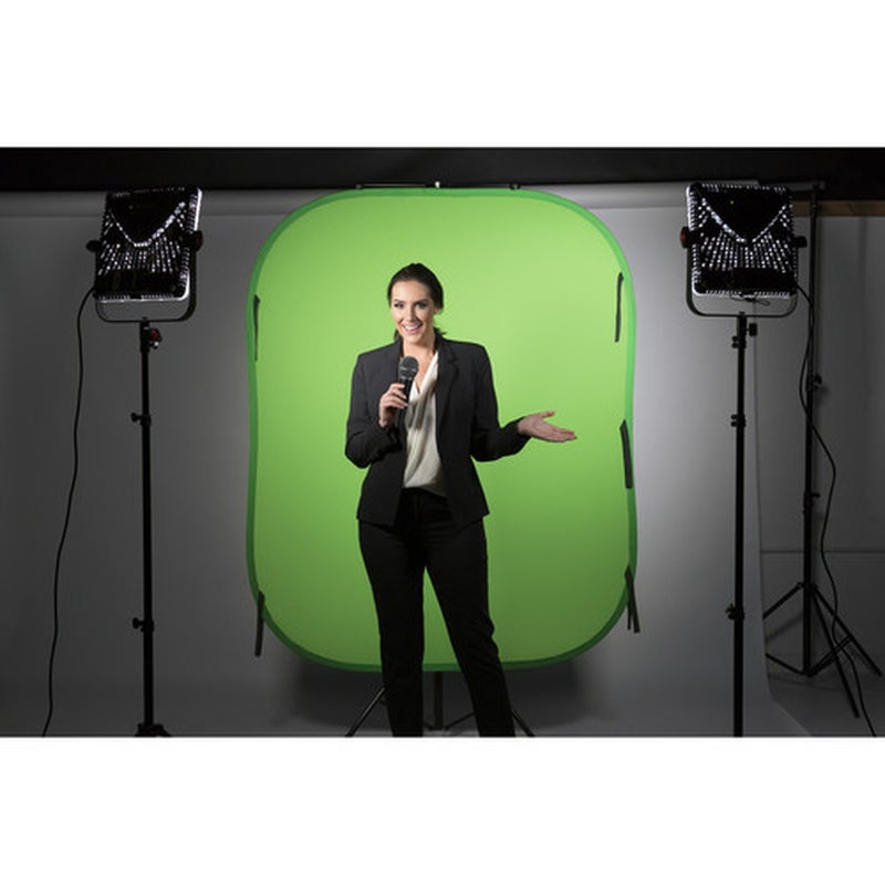 Manfrotto Chromakey Collapsible Background - 6x9' (1.8m x 2.75m) - Green - Image 2