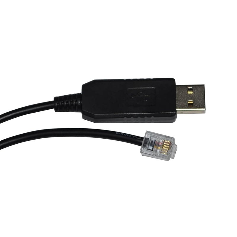 USB to RJ11 6P4C RS232 Serial Programming Configuration Communication Cable(5m,DB9 Female to RJ11) - Image 5