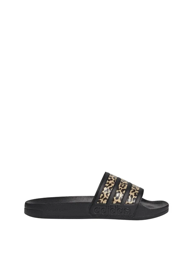 اديداس Adidas Adilette Shower Black Swimming Slides For Women 8