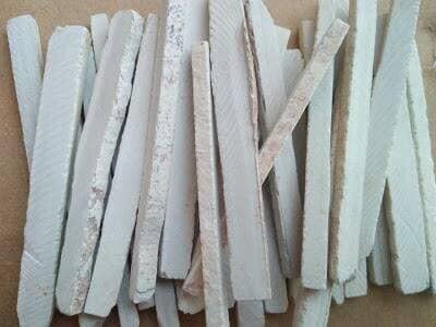 Generic Slate Pencils White Slate pencil slate chalk pack of 2kg - Image 3
