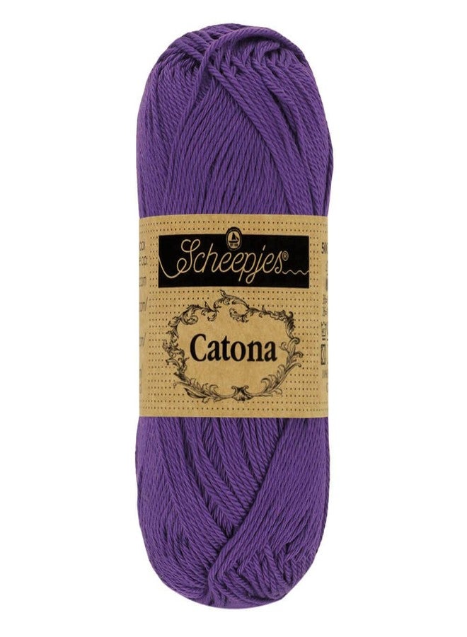 Scheepjes - Scheepjes Catona 521 Deep Violet Yarn - 1x50g