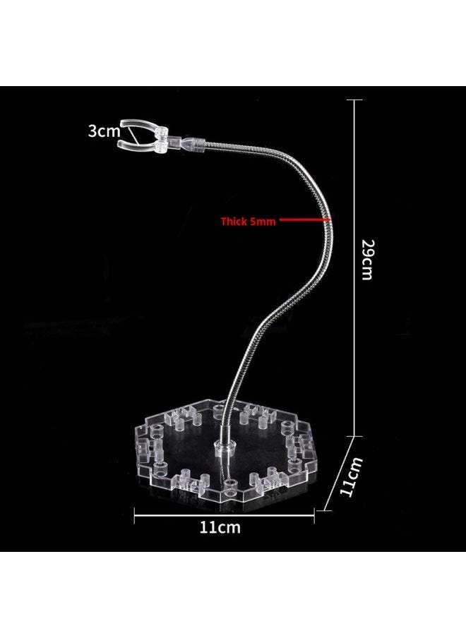 Generic - Q Version Of The Animation Hand Stand BB Model Display Stand Base SD 1/144 Gundam Toy Hand Around-Color:Transparent - Image 1