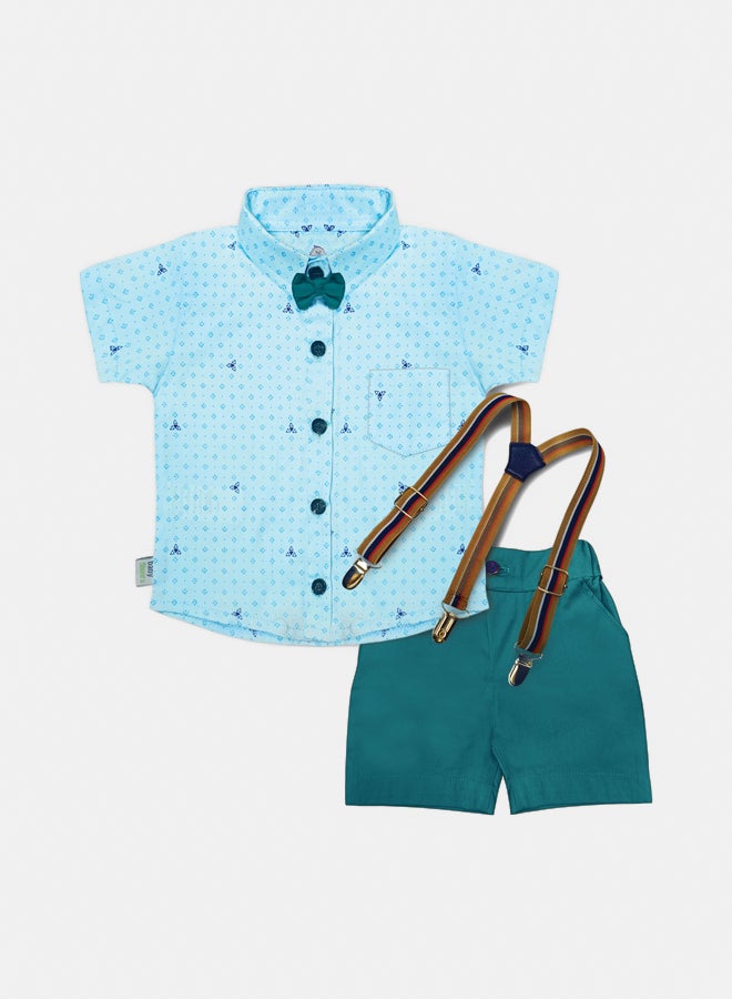 BabyShoora Baby Boy Summer Shorts Set  - Image 1