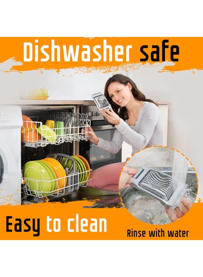 Beauenty Stainless Steel Hard Boiled Egg and Strawberry Slicer - Durable Aluminium, Dishwasher Safe for Soft Fruits - Image 5