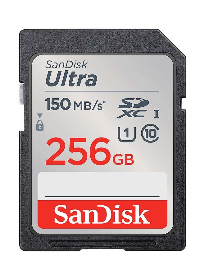 sandisk 256GB Ultra UHS I SD Card 150MB/s for DSLR and Mirrorless Cameras - SDSDUNC-256G-GN6IN