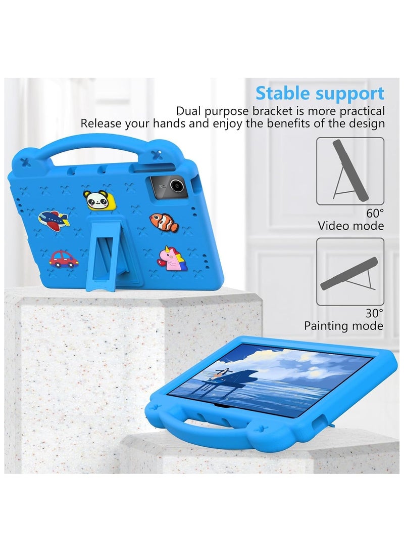 general Kids Case for Huawei MatePad SE 11 (2024), Heavy Duty EVA Foam Shockproof Cover Kids Proof Case with Stand - Image 4