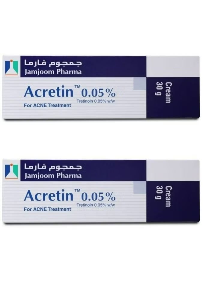 ACRETIN 2 PCS Acretin 0.05% Cream 30 g - Image 1