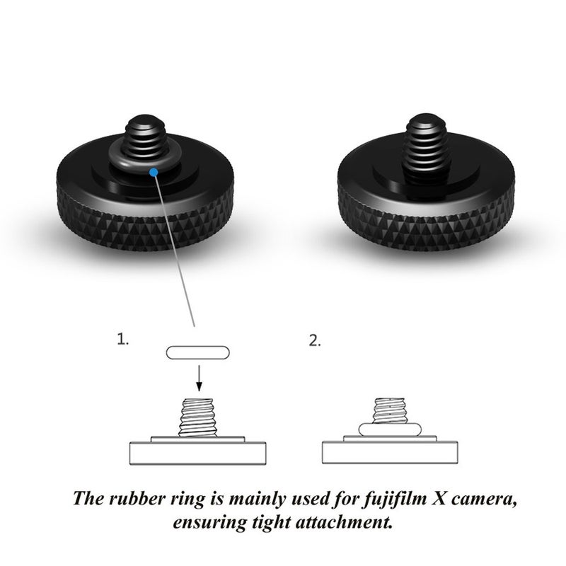 JJC Camera Soft Release Button, Shutter Button for Fuji Fujifilm X-T5 X-T4 X-T3 X-T30 X-T30 II X-T20 X-PRO3 X100VI X100V X-E4 X-E3 Sony RX1R II RX10 IV III Leica Q3 M10 M9 Nikon Df F3 - Image 3