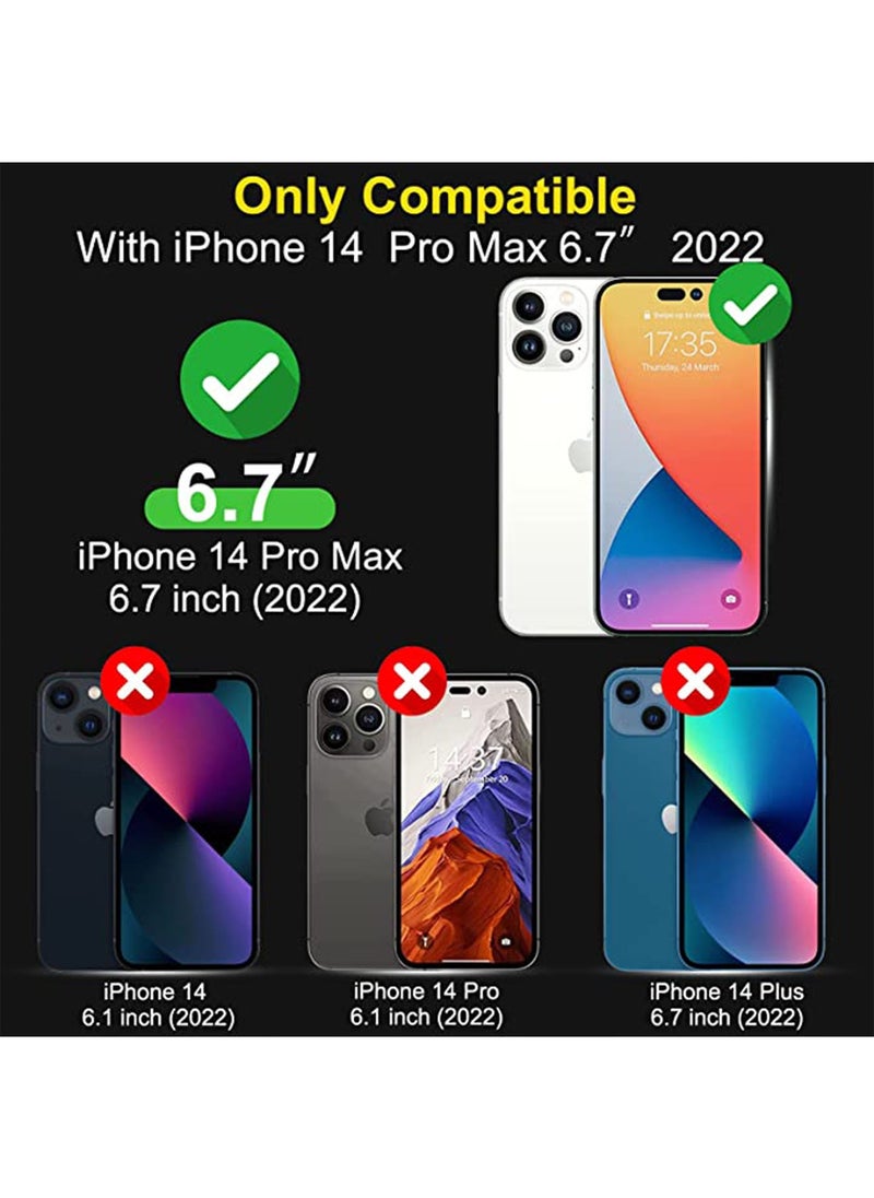 Generic Soft TPU Wave Border Phone Protection Case Cover with Anti Yellowing, Anti Drop, Anti-scratch, Comfortable hold, Shock Absorbing  Compatible with iPhone 14 Pro Max (Pink/Clear)  - Image 2