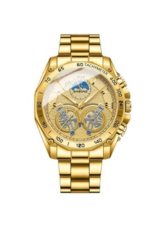 NIBEMINENT Double Tourbillon Watch Men's Non-automatic Hollow Mechanical Multi-functional Fashion Luminous Waterproof 