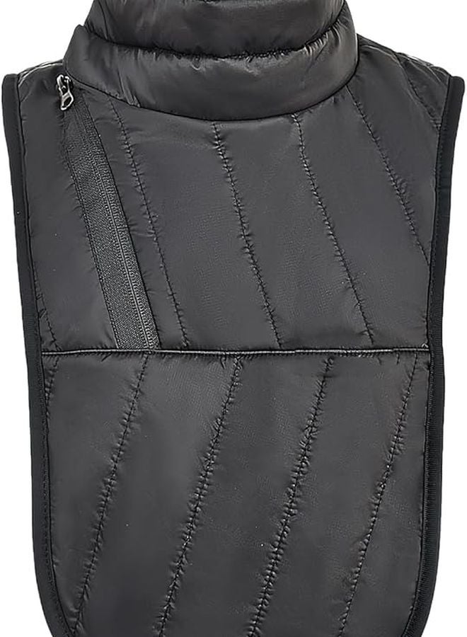 Windproof Thermal Winter Neck Gaiter Scarf Medium Size Black - Image 1