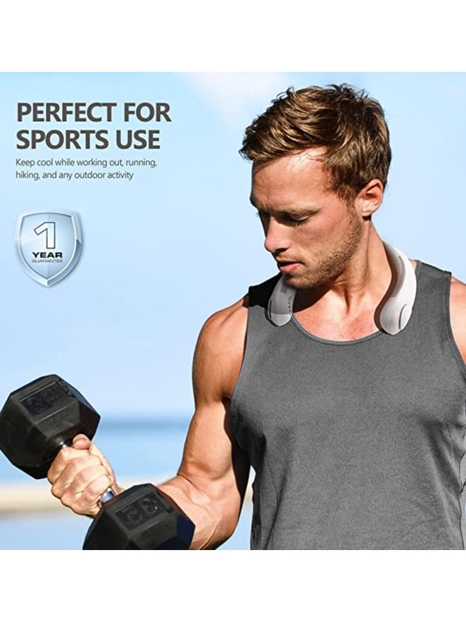 NEXAIR Portable Neck Fan - 3 Speed Rechargeable Bladeless Neck Cooler, Quiet Operation, Comfortable Lightweight Personal Neck Fan For Women & Men Modern Design, Great Fan For Travel, Outdoors & Sports - Image 4