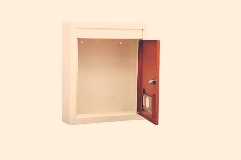SPYLOCK Heavy Metal Mail Box Orange Letter Box for Home and Gate Wall Mount Post Box Size 9 11 3 inch - Image 2