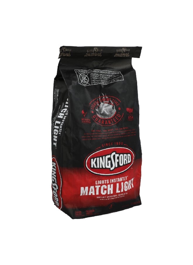 Kingsford Match Light Instant Charcoal Briquets Black 5.4 kg 32090  - Image 3