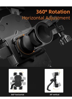 KASTWAVE Motorcycle Bike Phone Holder Mount, for 4.5''-7.1'' Phones, 2023 Quick Release Motorcycle Bike Phone Mount Handlebar Clamp, 360° Rotatable Motorcycle Bike Phone Holder  - Image 3