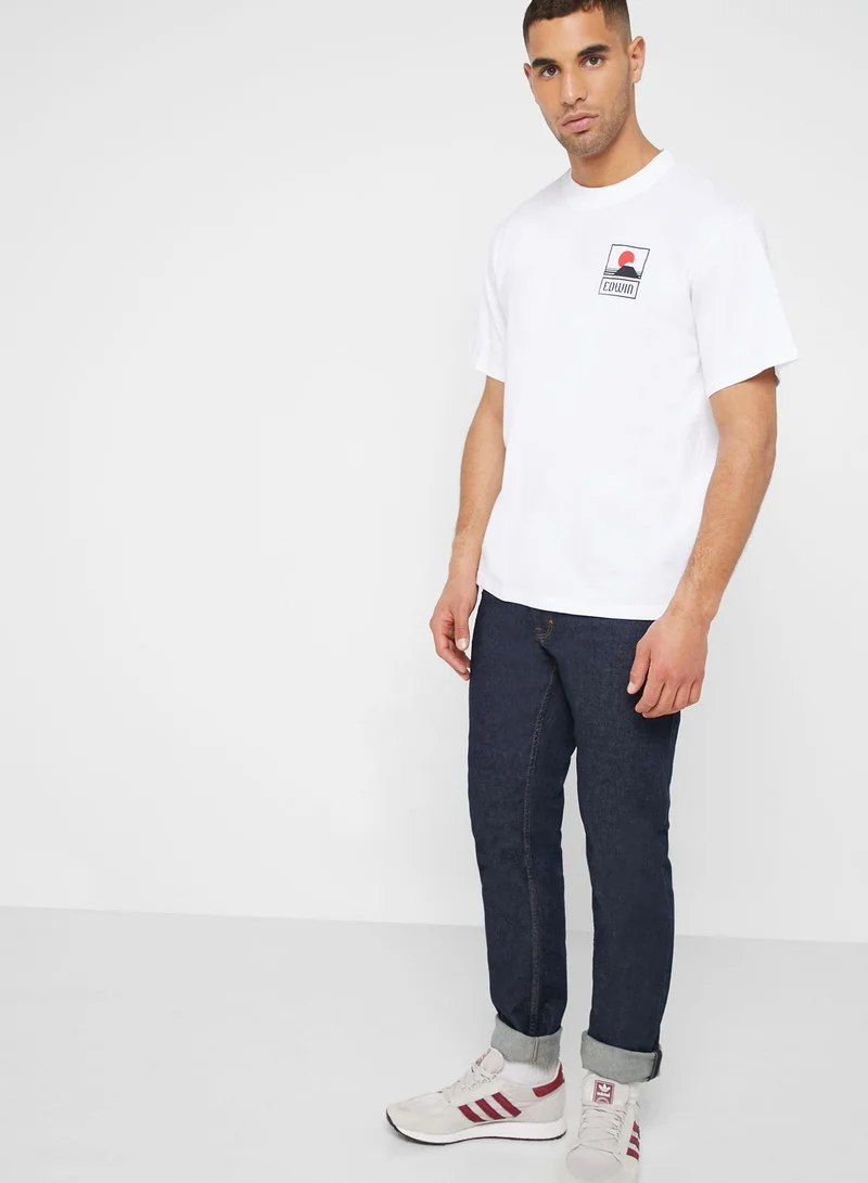 Edwin Sunset On Mt. Fuji T-Shirt