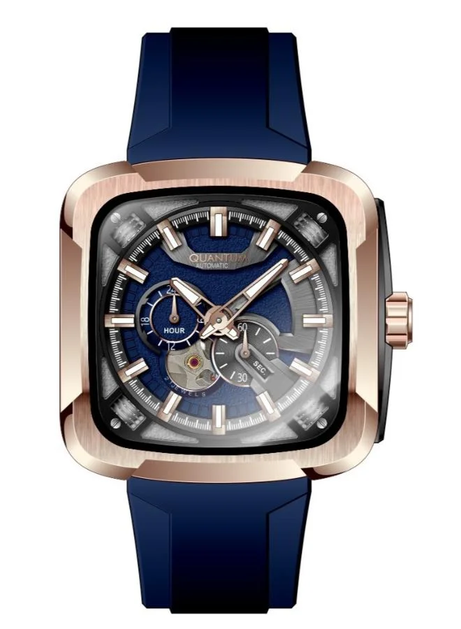 Quantum Men's Silicone Automatic Watch QMG1135.499 - 45 mm