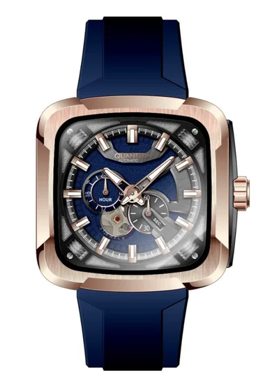 كوانتوم ساعة يد رجالية أوتوماتيكية من السيليكون