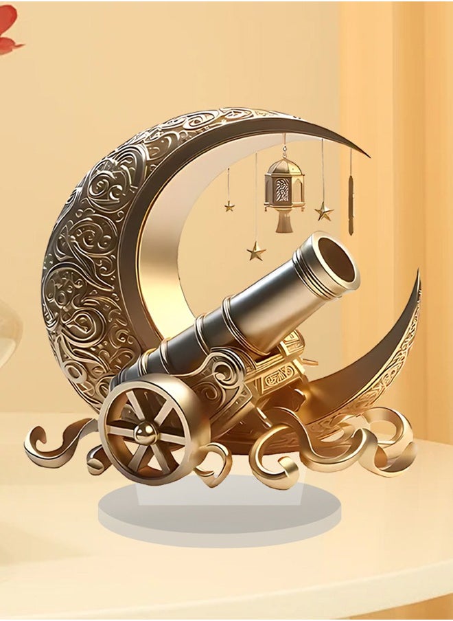 HOMESTAR Moon Tank 2D Flat Acrylic Ornament Living Room Desktop Acrylic Desktop Ornament - Suitable for Gift Home Decoration Dining Table and Office Desk Decoration Suitable for Ramadan and Eid al Fitr  - Image 3