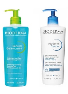 Bioderm Bioderma Body Wash 500ml, Bioderma Mixed Targeted Foaming Gel Wash  - Image 1