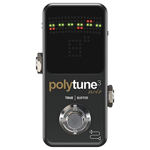 TC Electronic POLYTUNE 3 NOIR Tiny Polyphonic Tuner with Multiple Tuning Modes and Built-In BONAFIDE BUFFER - Image 4