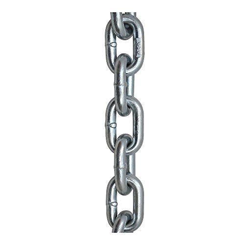 KingChain 699481 1/4" x 10' Zinc Plated Grade 30 Proof Coil Chain, Silver - Image 3
