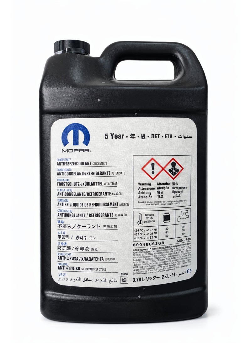 Mopar Antifreeze Coolant Concentrate 3.78L – Engine Cooling Fluid