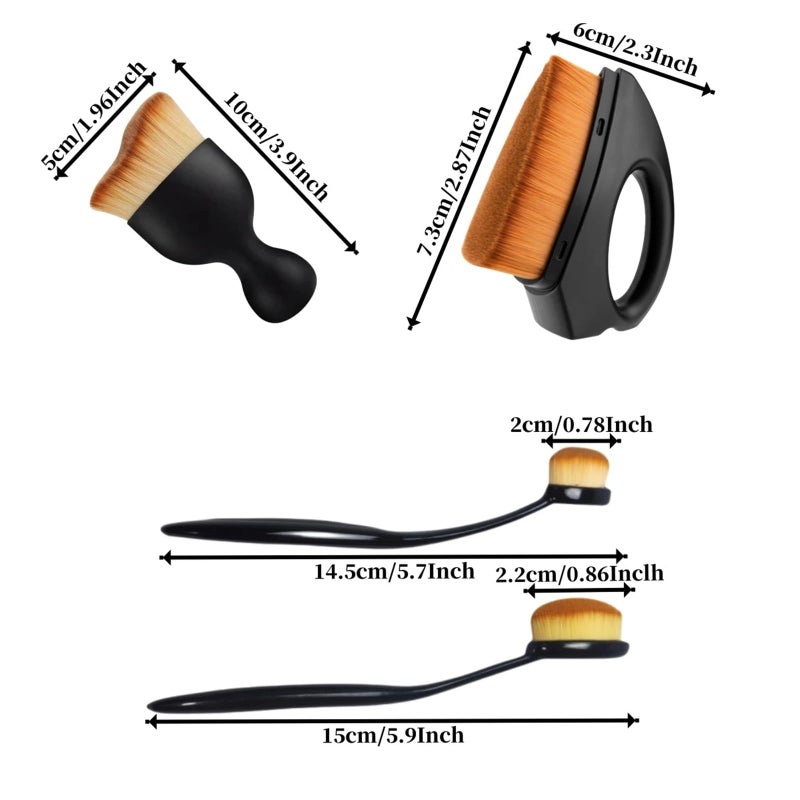 Car Interior Detailing Brush Set 2PC High Density For Leather Plastic Wheel Rim - Image 4