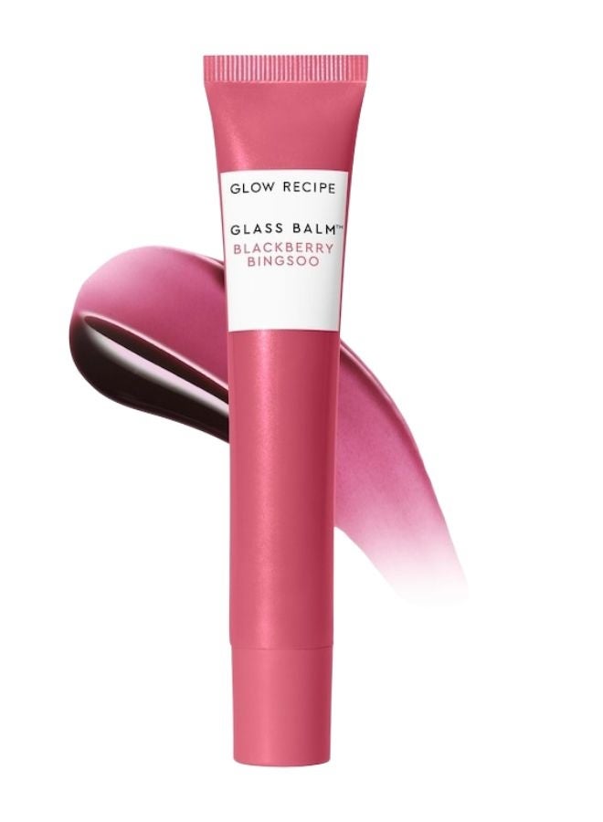 glow receipe Glow Recipe Glass Balm Lip Treatment Blackberry Bingsoo (Sheer Berry) — 0.52 oz / 15 g - Image 1